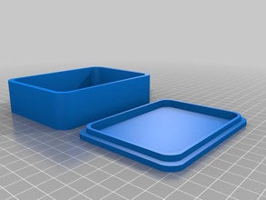 small box 3d printing altoids container pill daily medications week mints 3d print model - Mito3D