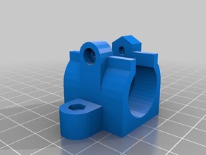 lm10uu bearing mount 3d printer parts 10mm mendelmax 3d print model - Mito3D