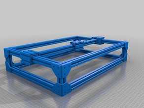 taglierina del laser telaio 3d stampanti 3d print model - Mito3D