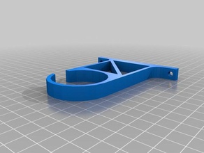 meine angepasste parametrische pipe hanger Teile 3d print model - Mito3D
