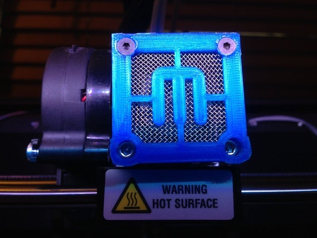 strumento di arresto protezione della ventola 3d la stampante accessori estrusore parte aggiornamento openscad 3D print model - Mito3D