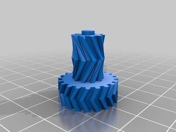21 herringbone rome gear other blender 3D print model - Mito3D