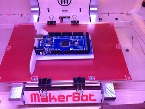 pci slot mount arduino unomega electronics 3d adapter card printed 3d print model - Mito3D
