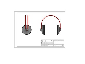 simplista fones de ouvido outros achton o áudio fone som stere estéreo sterio 3d print model - Mito3D