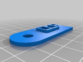 clp keychain organization customized 3d print model - Mito3D