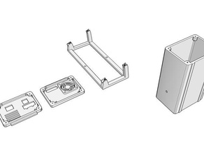 ramps 14 box fan lcd holder 3d printer accessories 3d print model - Mito3D