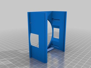 soporte ventilador de 70mm para rampas 3d a impressora partes personalizado 3d print model - Mito3D