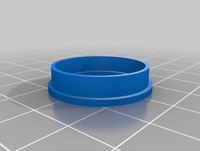 figet tamaño del anillo 11 moleteado pequeño los anillos personalizado 3d print model - Mito3D