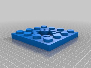 3d labyrinthe base la construction les jouets lego 3d print model - Mito3D
