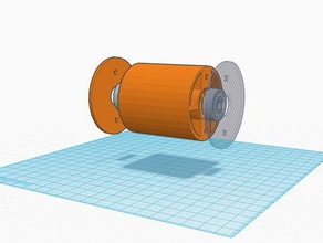 ultimaker igo3d-spool-Halter-center drucken 3d print model - Mito3D