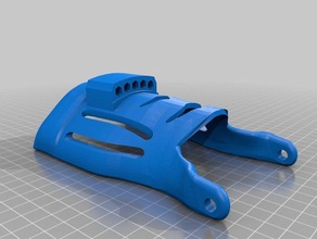 reinforced gauntlet cyborg beast other 3d print model - Mito3D