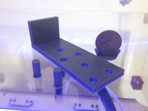 magnetic knife strip template kitchen dining 3d diy oak print wood 3d print model - Mito3D