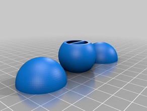 lilli excenter ball toys games customized 3d print model - Mito3D