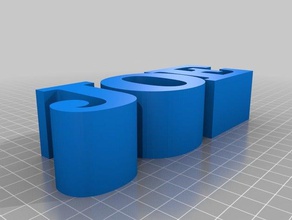 joe altri personalizzato 3d print model - Mito3D