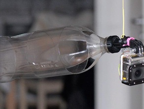 gopro-paragliding-Jagd-Kamera-Flasche montieren Flasche cap Kamera Kappe Halter 3d print model - Mito3D