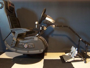 xrocker xlerator ruota di sostegno video giochi logitech g27 playstation sim racing thrustmaster tx xbox 360 sta 3d print model - Mito3D
