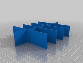 my customized drawer dividers organization 3d print model - Mito3D