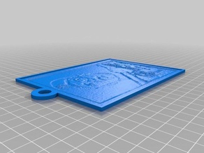 mickey mantle lithopane 2d art personalizado 3d print model - Mito3D