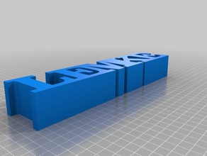 lemke 3d harfler diğer özelleştirilmiş 3d print model - Mito3D