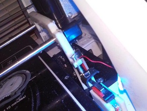 robo3d z-limit switch relocation 3d printer parts robo robo3dprinter 3d print model - Mito3D