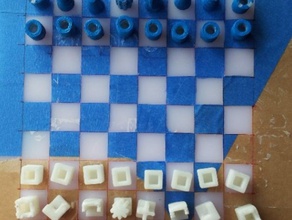 satranç taşları eğri ortho beyin Şah Mat rekabet oyun Merhaba zihin din strateji düşünme işe yaramaz vs 3d print model - Mito3D