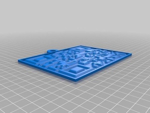 qr-test1 2d sanat özelleştirilmiş 3d print model - Mito3D