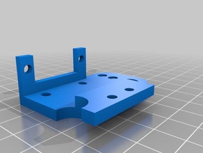 ordbot servo inductive switch bracket bulldog xl extruder 3d printer parts 3d print model - Mito3D