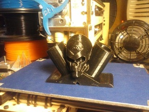ecig-skull stand mix household dock e-cig vape 3d print model - Mito3D