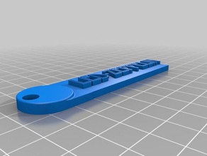 led-zeppelin keychain keychains led zeppelin 3d print model - Mito3D