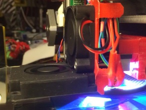 reprappro ormerod duplo duto do ventilador 3d a impressora partes 3d print model - Mito3D