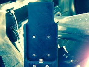 iphone 5 soporte para coche dock móvil iphone5 stand 3d print model - Mito3D