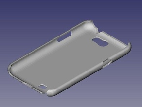 note 2 case other 3d print model - Mito3D