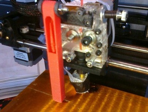 printable solidoodle bed leveling needle gauge 3d printer accessories depth hack leveler 3d print model - Mito3D