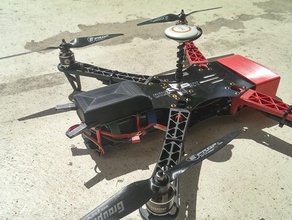 tbs discovery quadcopter coperchio del ricevitore frsky taranis x8r rc veicoli 3d print model - Mito3D