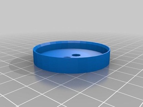 customizable tube cap holes containers customizer 3d print model - Mito3D