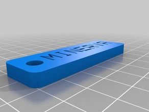 meu personalizados personalizador de etiqueta teste organização 3d print model - Mito3D
