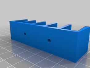 wall mounted expandable cd rack 3d printing 3d print model - Mito3D