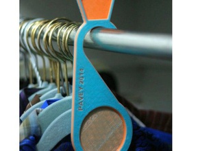 hanger divider organization clothing hook jacket organizer shirt 3d print model - Mito3D
