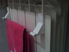 toalha de titular casa banho destaque do agregado familiar openscad pla 3d print model - Mito3D