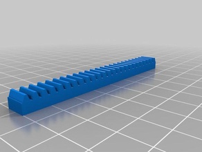 10 stud personalizado de lego engranaje del bastidor la construcción juguetes 3d print model - Mito3D