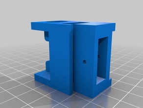 armadio doubledoor dispositivo di scorrimento parti 3d print model - Mito3D
