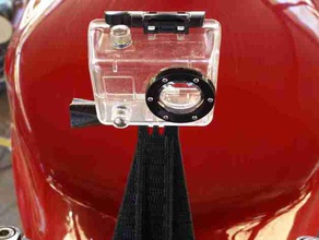 gopro haut de vélo montage guidon la caméra 22mm support 3d print model - Mito3D