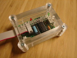 usb ISS kasa küçük diğer akrilik adafruit arduino atmega AVR kutusu durumda kap lazer kesici lazzzor machinecollective programcı usbtiny xndr 3d print model - Mito3D