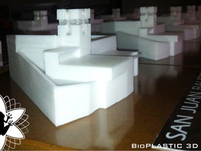 iglesia de san juan bautista la los edificios estructuras maqueta 3d print model - Mito3D