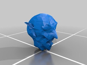 orc kafası 3d baskı 3d print model - Mito3D