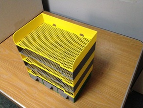escritorio de la bandeja papel organizador organización 3d print model - Mito3D