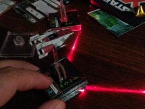 star wars x-wing miniatures 40mm laser-Basis - Spielzeug Spiel Zubehör Brettspiel miniature game 3d print model - Mito3D