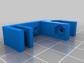 clip axe prusa i3 acier 3d de l'imprimante accessoires butée fin course p3steel z-axe 3d print model - Mito3D
