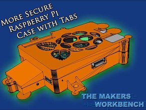 más seguro raspberry pi caso la electrónica makersworkbench modelo raspberrypi raspi 3d print model - Mito3D