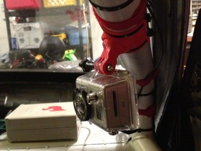 roll cage swivel mount gopro camera racing rhino rollbar rollcage 3d print model - Mito3D